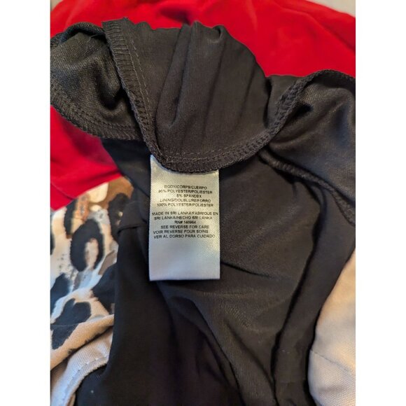 Leopard Print Halter Neck Julia Jordan Jumpsuit With Wide Leg Pants Size 10 - Picture 5 of 5